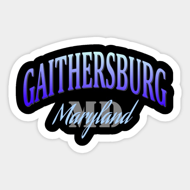 City Pride: Gaithersburg, Maryland Sticker by Naves